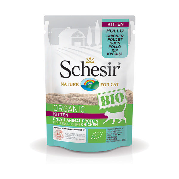 Schesir - Bio Organic Kitten Pollo