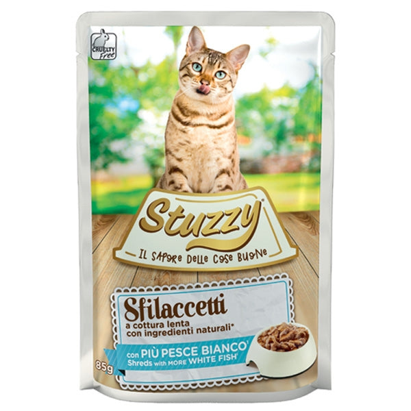Stuzzy Cat - Sfilaccetti con Pesce Bianco