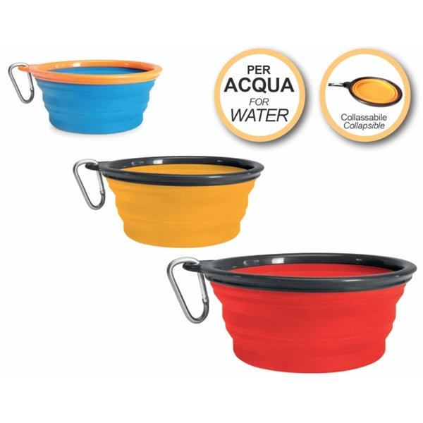 Camon - Ciotola Pieghevole in Silicone per Acqua