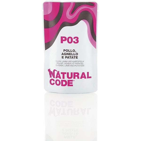 Natural Code - P03 Pollo, Agnello e Patate in Acqua di Cottura