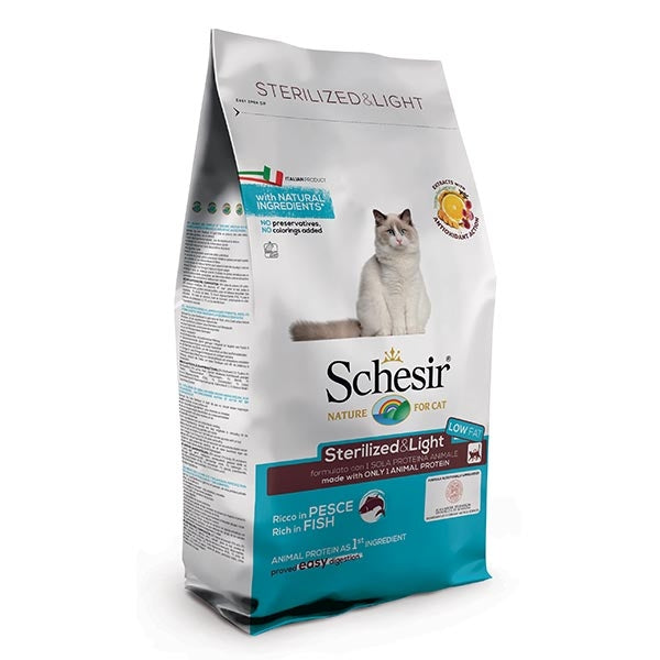 Schesir - Dry Line Sterilized & Light con Pesce