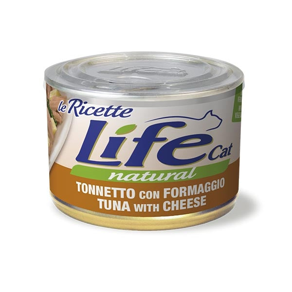 Life Pet Care - Life Cat Le Ricette Tonnetto con Formaggio e Spinaci