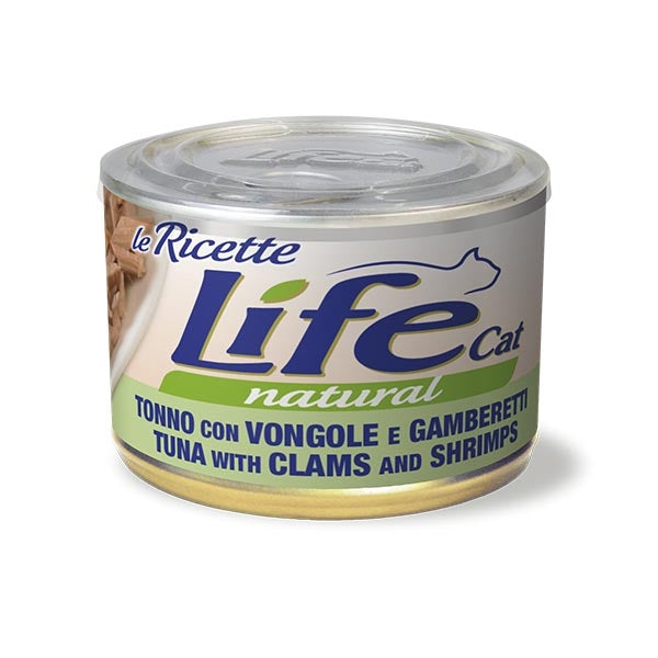 Life Pet Care - Life Cat Le Ricette Tonno con Vongole e Gamberetti