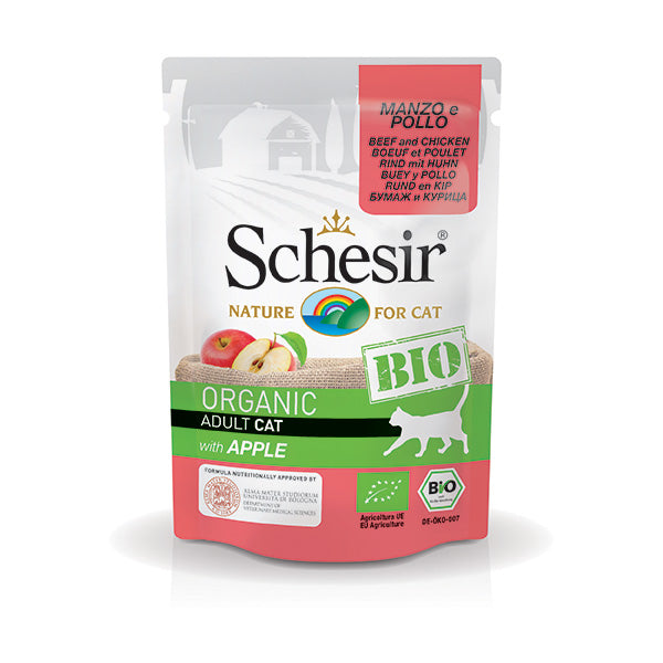 Schesir - Bio Organic Adult Manzo e Pollo con Mela