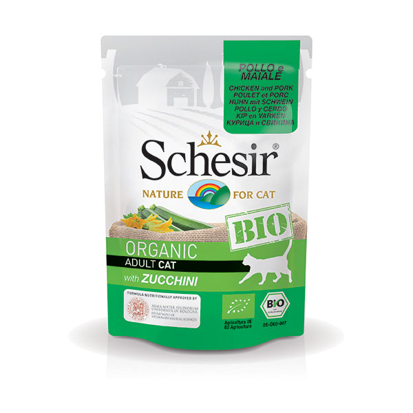 Schesir - Bio Organic Adult Pollo e Maiale con Zucchine