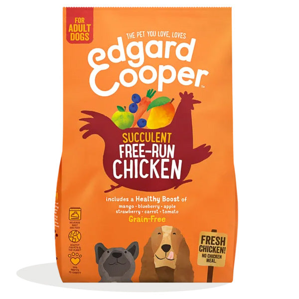 Edgard&Cooper - Adult Carne Fresca di Pollo Allevato a Terra Senza Cereali