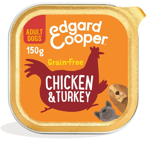 Edgard&Cooper - Adult Pollo e Tacchino Senza Cereali