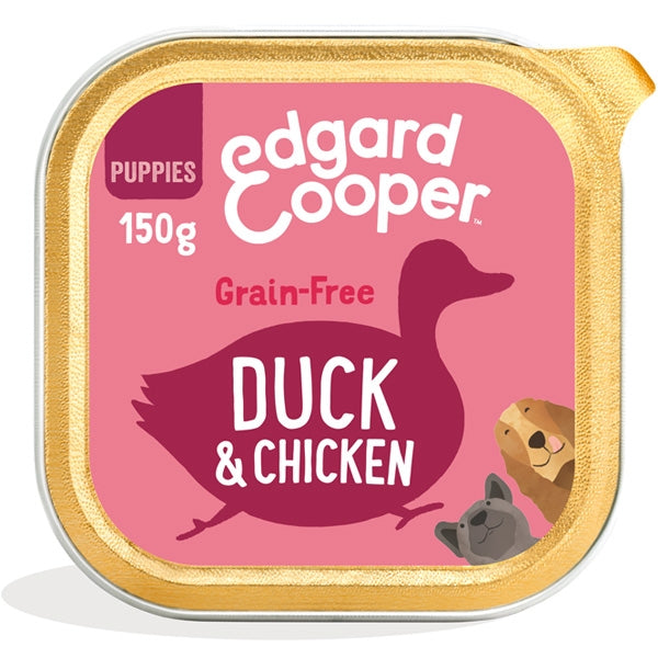 Edgard&Cooper - Puppy Anatra e pollo Senza Cereali