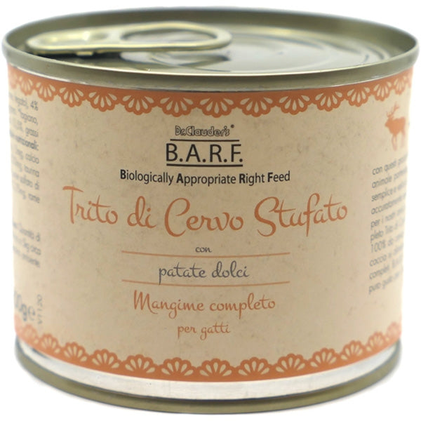Dr Clauder's - Barf Menu Completo Trito di Cervo per Gatti