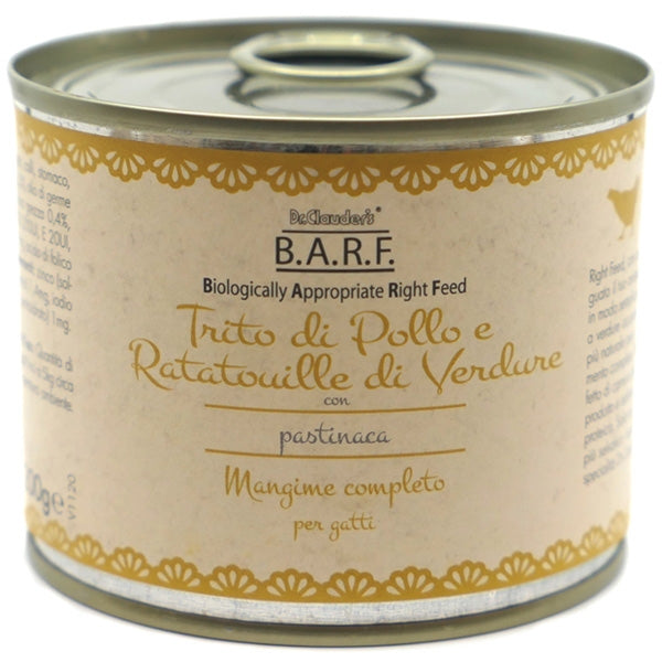 Dr Clauder's - Barf Menu Completo Trito di Pollo per Gatti