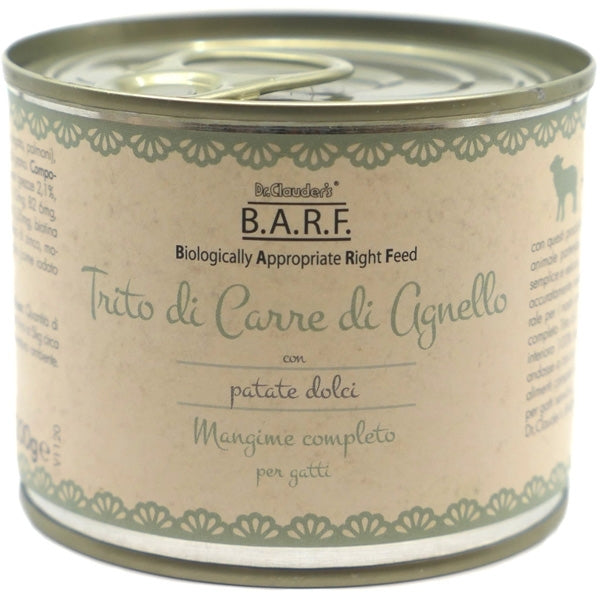Dr Clauder's - Barf Menu Completo Trito di Agnello per Gatti