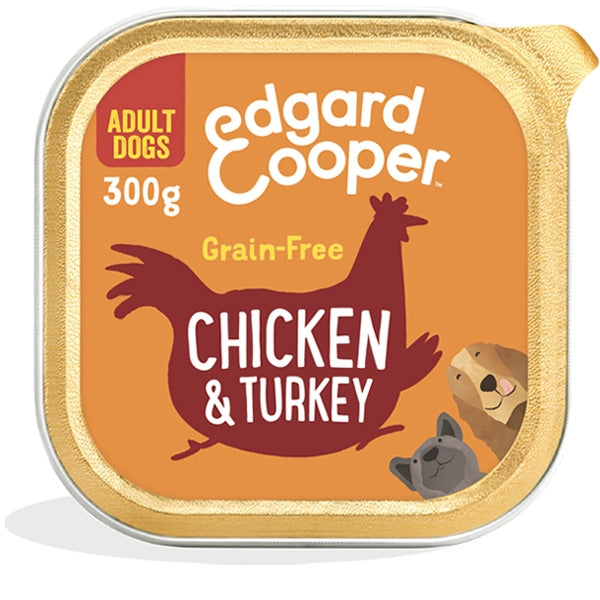 Edgard&Cooper - Adult Pollo e Tacchino Senza Cereali