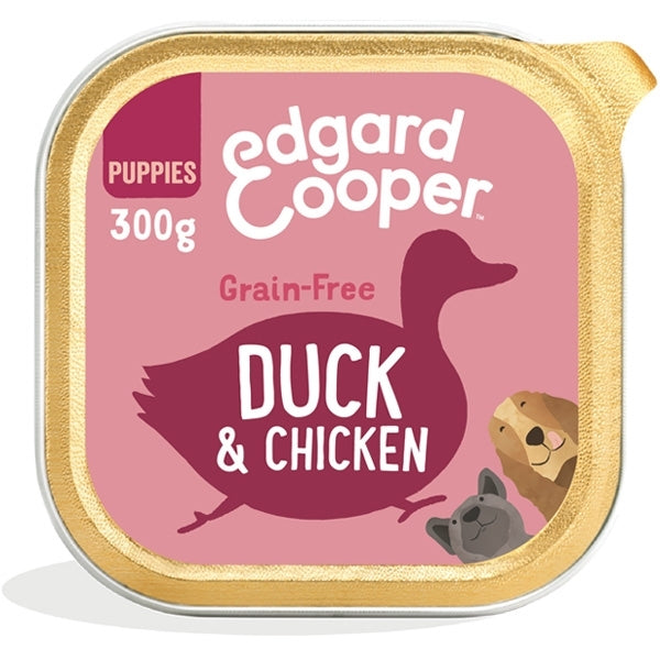 Edgard&Cooper - Puppy Anatra e pollo Senza Cereali