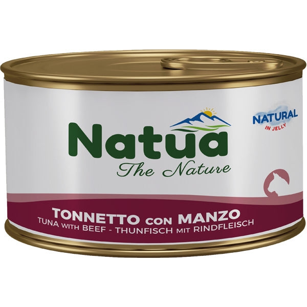 natua - Natural Adult Cat Jelly Tonnetto con Manzo
