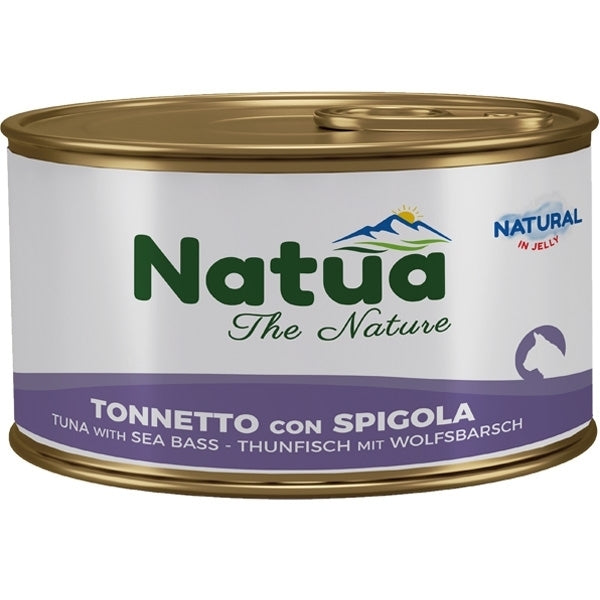 natua - Natural Adult Cat Jelly Tonnetto con Spigola