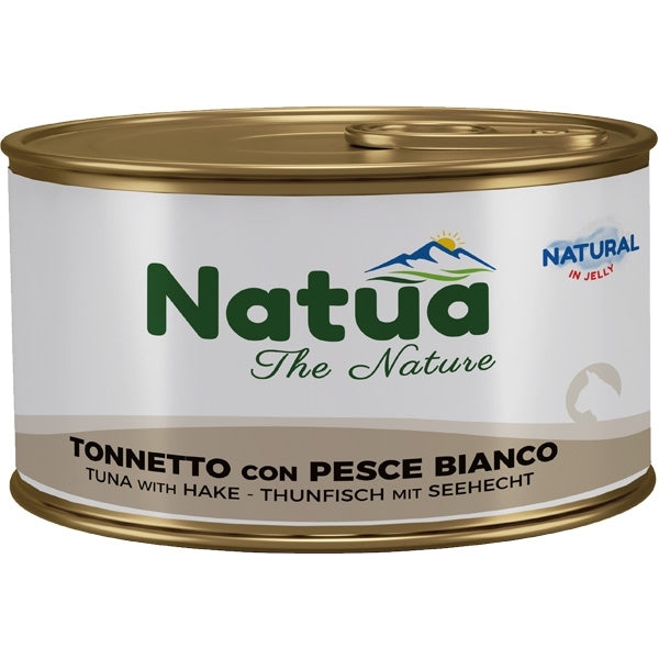 natua - Natural Adult Cat Jelly Tonnetto con Pesce Bianco