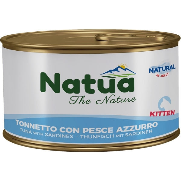 natua - Natural Cat Kitten Jelly Tonnetto con Pesce Azzurro