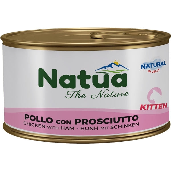natua - Natural Cat Kitten Jelly Pollo con Prosciutto