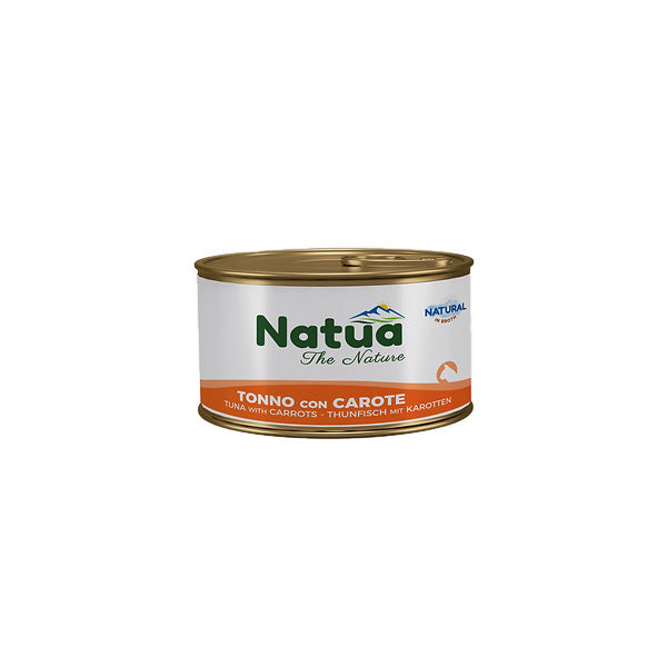 natua - Natural Tonno con Carote in Brodo di Cottura Per Gatti