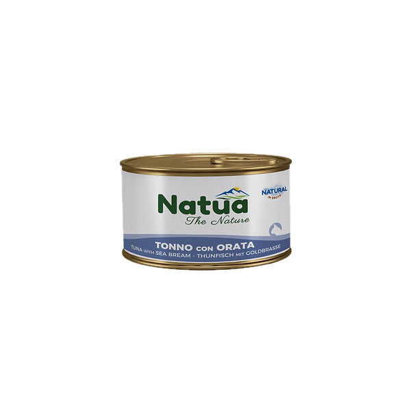 natua - Natural Tonno con Orata in Brodo di Cottura Per Gatti
