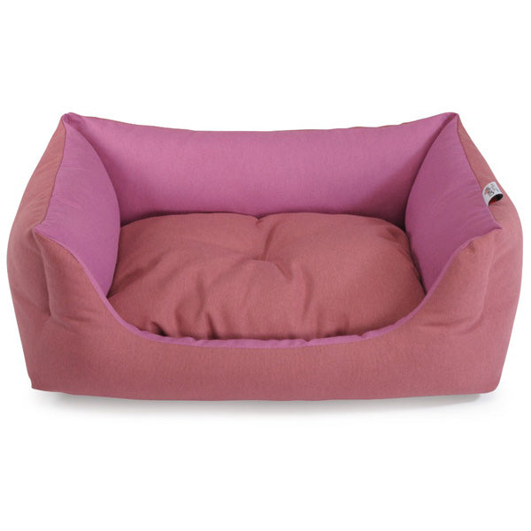 Camon - Cuccia Rettangolare Rosa con Ovatta “Recycled 2021”