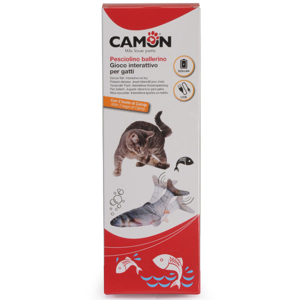 Camon - Gioco Interattivo per Gatti Pesce Ballerino Ariel