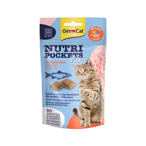 Gimborn Italia - GimCat Nutri Pockets Fish con Salmone