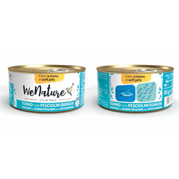 Wenature - Tonno con Pesciolini Bianchi in Soft Jelly