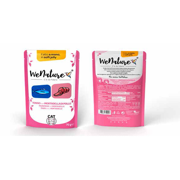 Wenature - Tonno con Mortadella di Pollo in Soft Jelly Pouch