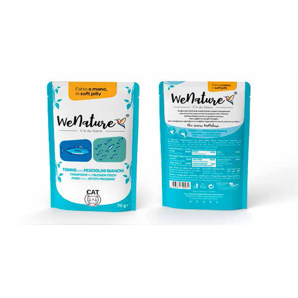 Wenature - Tonno con Pesciolini Bianchi in Soft Jelly Pouch