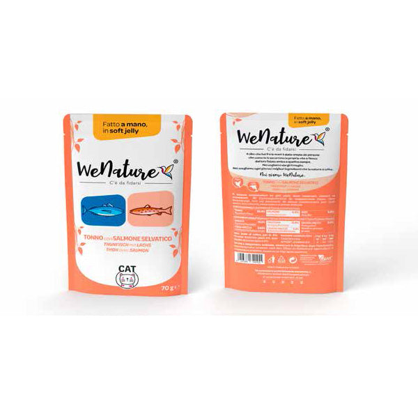 Wenature - Tonno con Salmone Selvatico in Soft Jelly Pouch