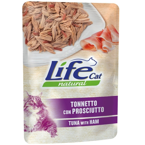 Life Pet Care - Life Cat Natural Adult Tonnetto con Prosciutto