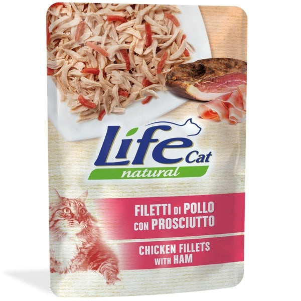 Life Pet Care - Life Cat Natural Adult Pollo con Prosciutto