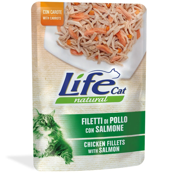 Life Pet Care - Life Cat Natural Adult PolloSalmone e Carote