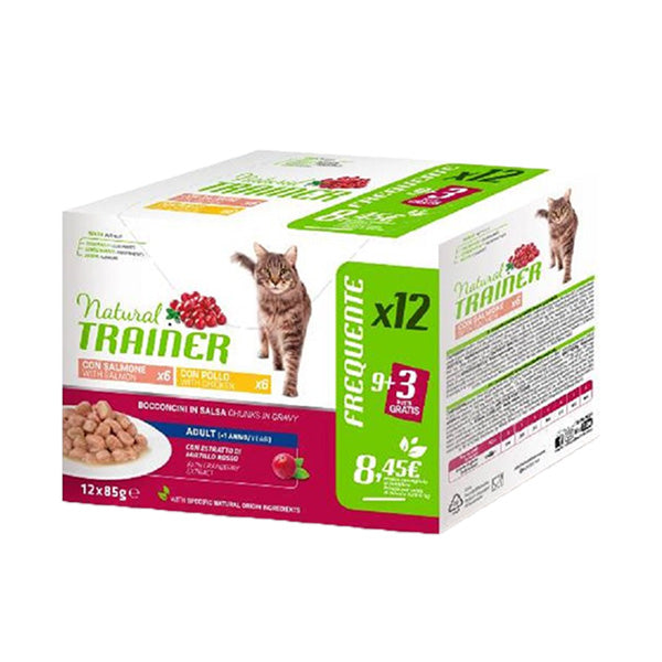 Trainer - Natural Adult Multipack Pollo e Salmone Bocconcini in Salsa