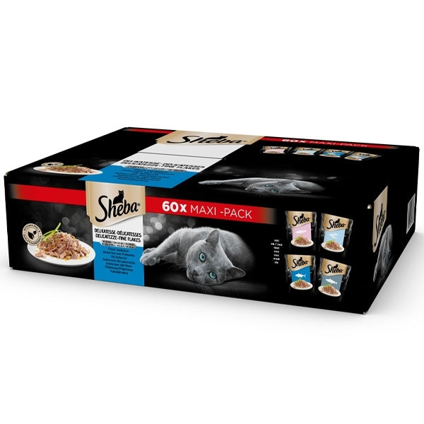 Sheba - Selezione Delicata in Gelatina Mini Fiocchi del Mare
