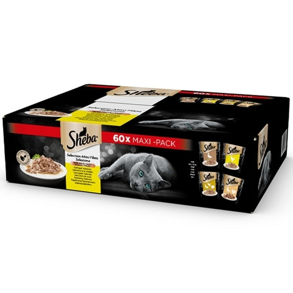 Sheba - Selezione Delicata in Salsa Mini Filetti Carne