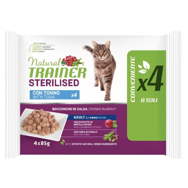 Trainer - Natural Cat Sterilised Adult Con Tonno Multipack