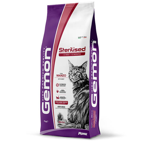 Gemon - Cat Adult Sterilised Manzo