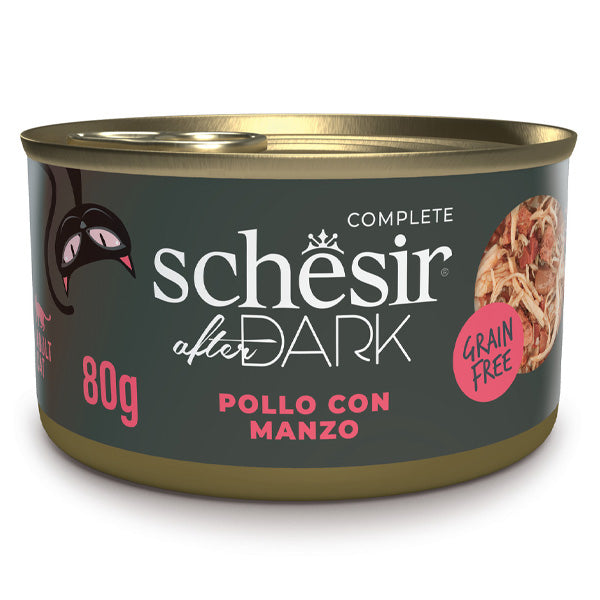 Schesir - After Dark Filetti di Pollo e Manzo in Brodo