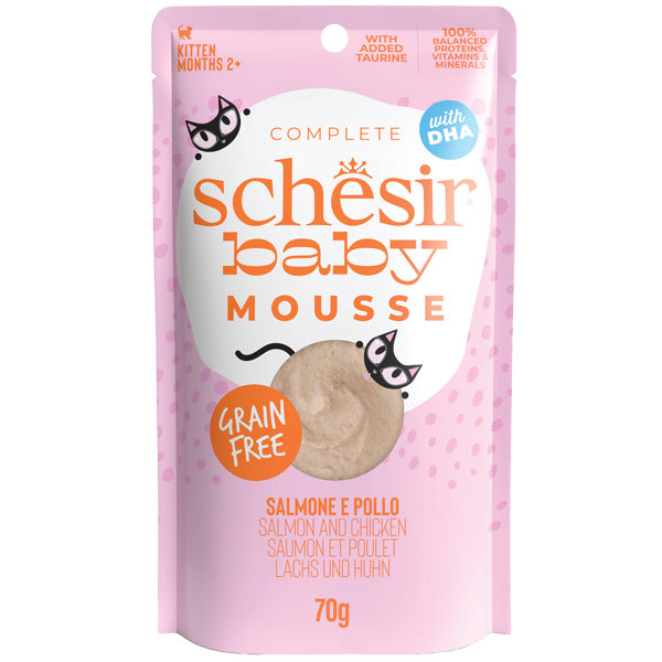 Schesir - Baby Mousse Salmone per Kitten
