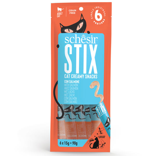 Schesir - Cat Stix Snack Mousse di Salmone