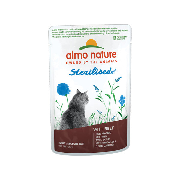 Almo Nature - Almo Nature Cat Sterilised con Manzo
