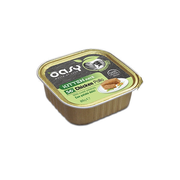 Oasy - Cat Kitten Grain Free Paté Pollo e Patate Dolci