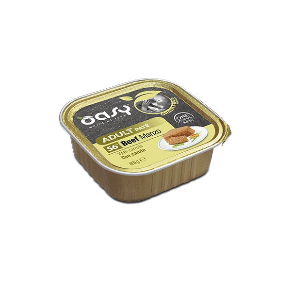 Oasy - Cat Adult Grain Free Paté Manzo e Carote
