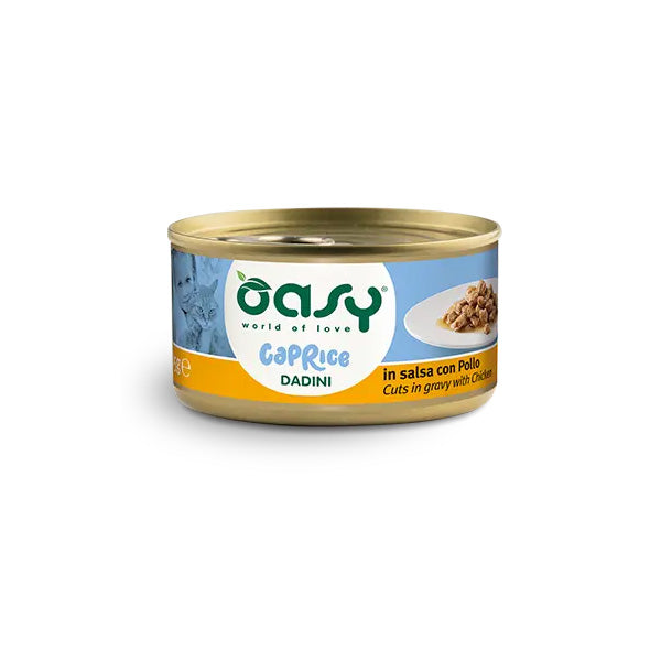 Oasy - Cat Adult Caprice Dadini in Salsa Con Pollo