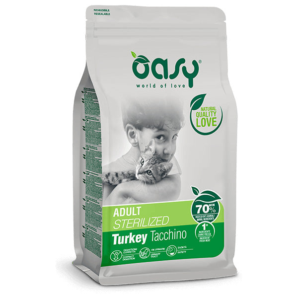 Oasy - Dry Adult Sterilized con Tacchino