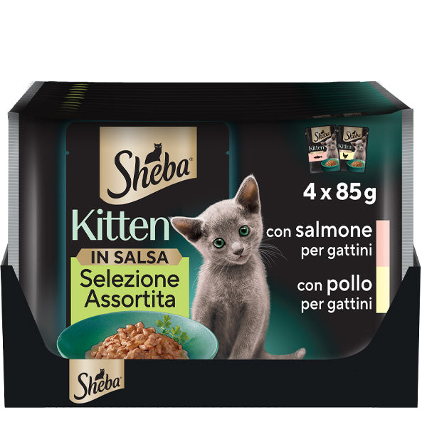 Sheba - Nature’s Collection Kitten Selezione Assortita in Salsa