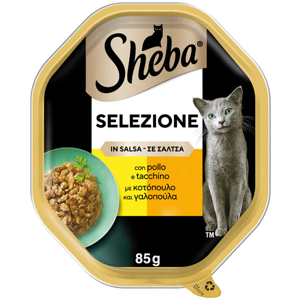 Sheba - Selezione in Salsa con Pollo e Tacchino