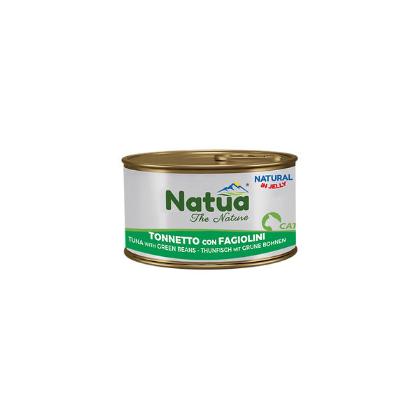 natua - Natural Adult Cat Jelly Delicious Tonnetto con Fagiolini